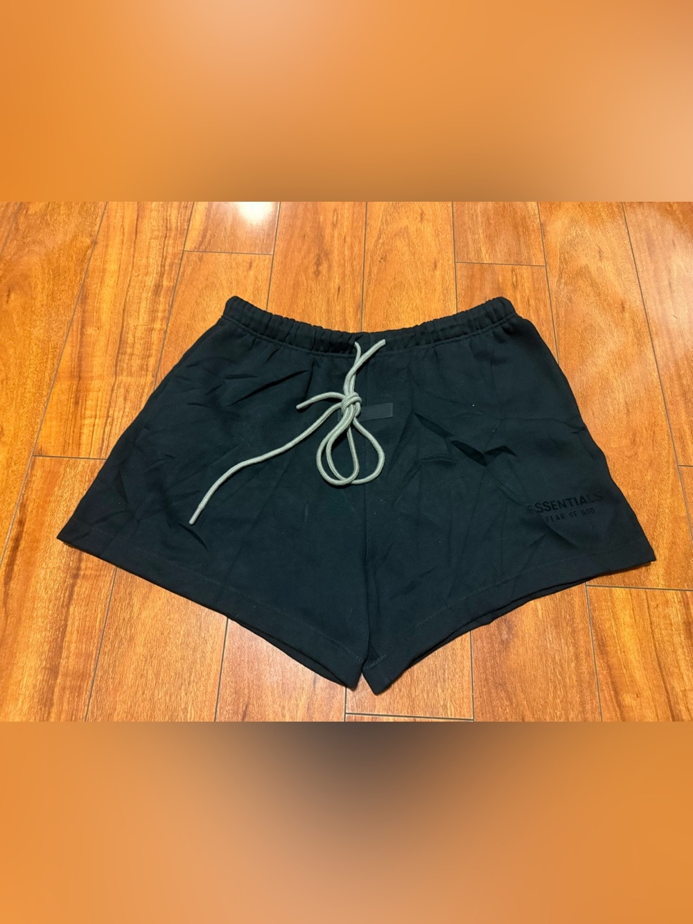 Essential Fear of God Essentials Black Women’s Athletic Drawstring Shorts